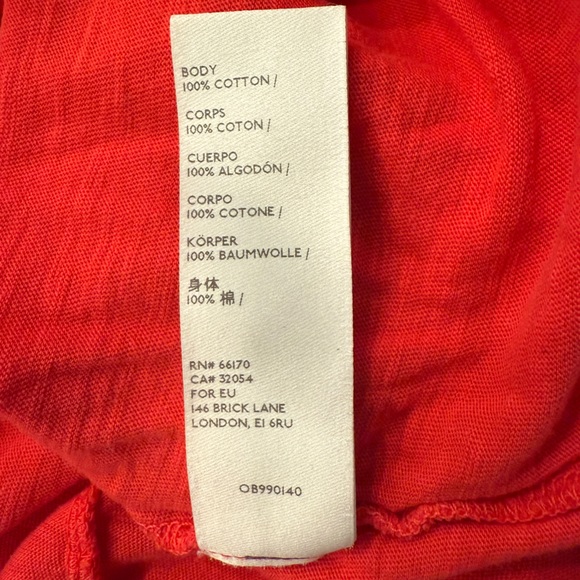 We The Free Bright Red Long Sleeve Tee - Picture 5 of 6